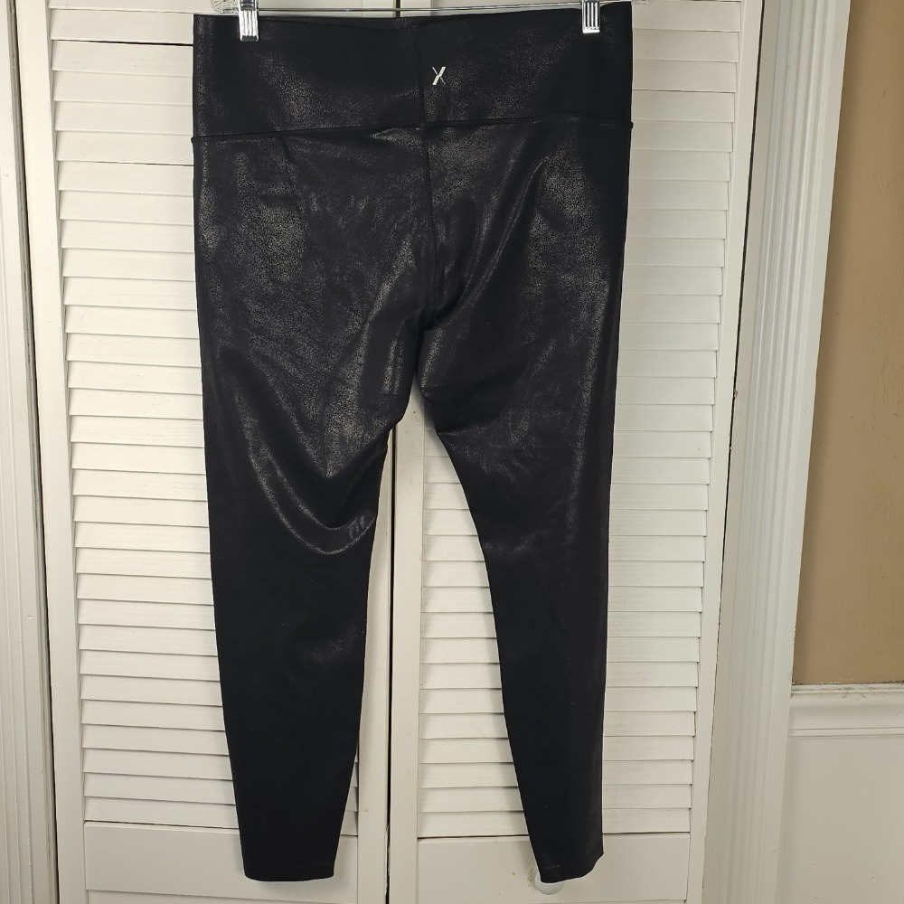 Knix Womens Black Shimmer Leggings XL - Picture 2 of 3